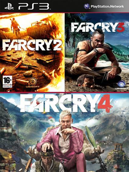 3 juegos en 1 Far Cry 2 Mas CRY 3 Mas FAR CRY 4 PS3 | Store Games Peru | Venta de juegos Digitales PS3 PS4 Ofertas