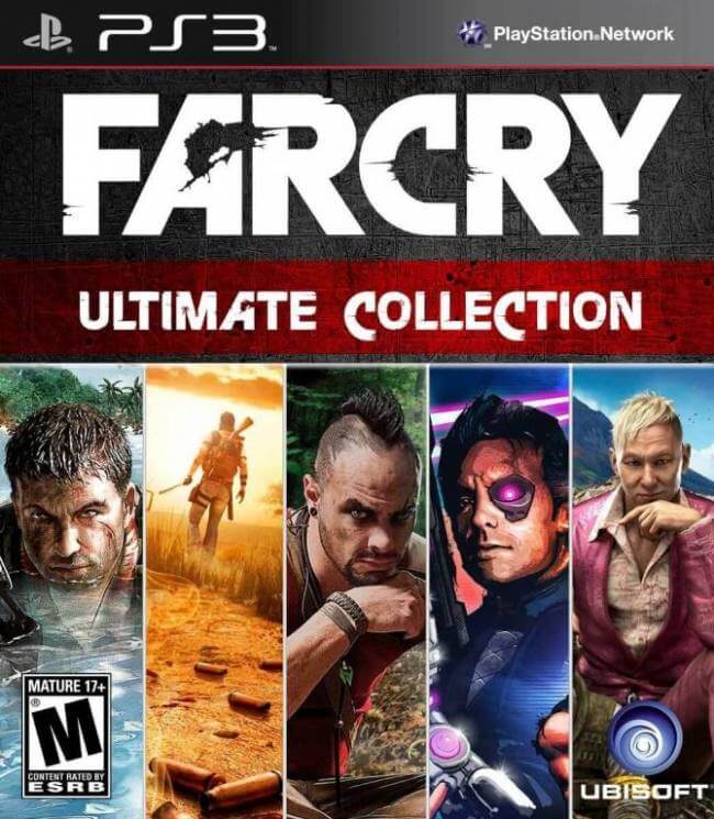 5 JUEGOS EN 1 FAR CRY COLLECTION EN ESPAÑOL PS3