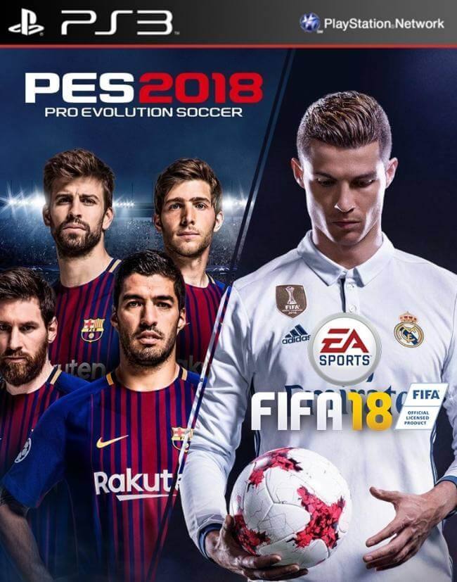barbería Opiáceo juguete 2 JUEGOS EN 1 PES 2018 MAS FIFA 2018 PS3 | Store Games Peru | Venta de  juegos Digitales PS3 PS4 Ofertas
