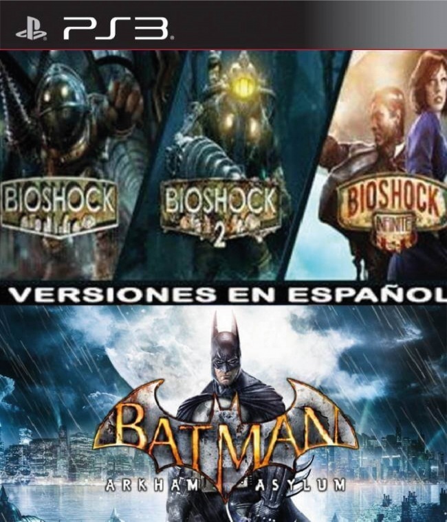 4 juegos en 1 BIOSHOCK TRILOGY PACK Mas Batman Arkham Asylum PS3 | Store  Games Peru | Venta de juegos Digitales PS3 PS4 Ofertas