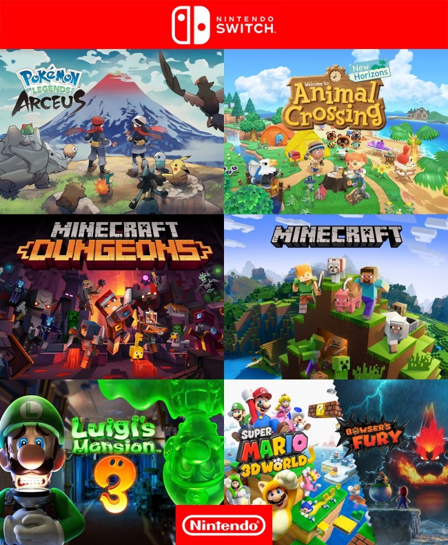 Mega Pack Special 6 juegos en 1 - Nintendo Switch | StoreGamesPeru.com | Venta de PS3 PS4 Ofertas