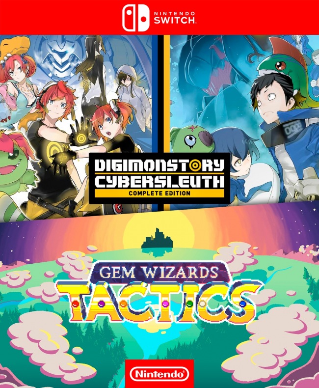 2 juegos en 1 Digimon Story Cyber Sleuth Complete Edition mas Gem Wizards  Tactics - Nintendo Switch
