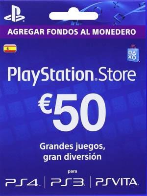 PSN CARD ESPAÑA 50 EUROS 