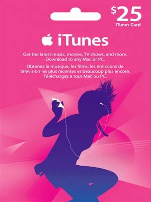 ITUNES 25$ USD