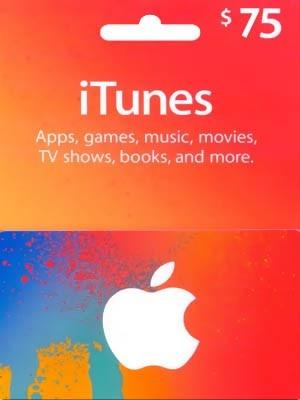 ITUNES 75$ USD 