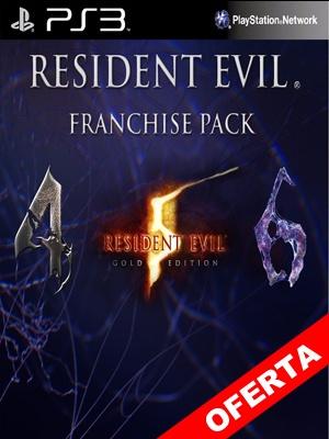 RESIDENT EVIL FRANCHISE 3 JUEGOS EN 1