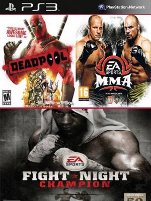 Deadpool Mas EA SPORTS MMA Mas Fight Night Champion Juego completo Ps3