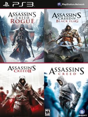 Assassins Creed Mas Assassins Creed 2 Mas Assassins Creed Rogue Mas Assassins Creed Black Flag PS3