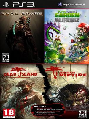 Plants vs Zombies Garden Warfare Mas Dead Island Franchise Pack Mas Dead Space PS3