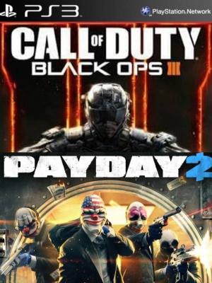 2 juegos en 1 Call of Duty Black Ops III Español  Mas PAYDAY 2