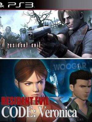 Resident Evil 4 +  Resident Evil Code Veronica X01 en Español Ps3