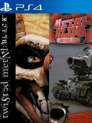 2 juegos en 1 Twisted Metal Black mas Metal Slug Anthology PS4