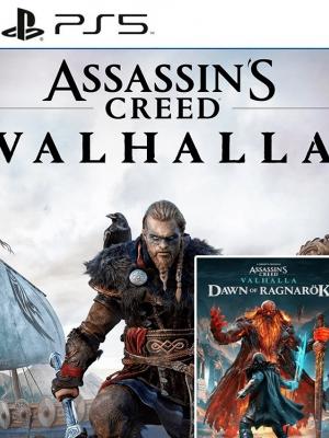 Assassins Creed Valhalla mas El Amanecer del Ragnarok PS5
