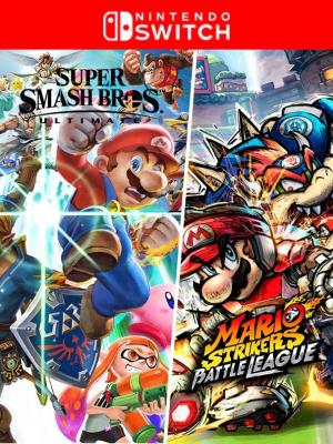 Super Smash Bros Ultimate mas Mario Strikers Battle League - NINTENDO SWITCH